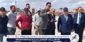 محافظ الدقهلية يتفقد جمصة للوقوف علي الاستعدادات لاستقبال المصطافين..صور