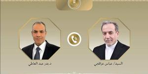 وزير الخارجية يؤكد لنظيره الإيراني ضرورة فتح المجال أمام المسارات السياسية والدبلوماسية