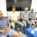 رئيس نادي البنك يجتمع بالجهاز الفني واللاعبين قبل مواجهة الأهلي