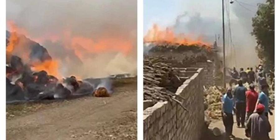 إصابة 17 شخصًا وخسائر تجاوزت 5 ملايين جنيه في حريق هائل بالغربية