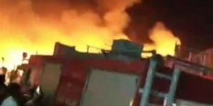 الداخلية تحقق في حريق كنيسة مار جرجس بقفط.. والخسائر قيد الحصر