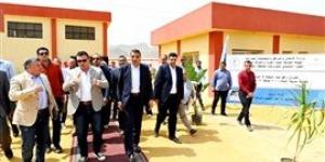 الشربيني والشاذلي يتفقدان مشروع رافع مياه السخنة لتغذية مدينة السلام "