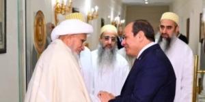 الرئيس السيسى يستقبل سُلطان "البهرة" بالهند وأنجاله.. فيديو
