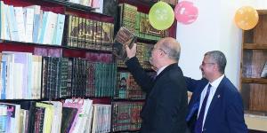 رئيس جامعة سوهاج يفتتح مكتبتين علميتين بكلية الآثار