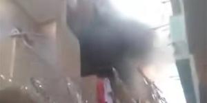 حريق هائل يلتهم شقق سكنية في بني مزار بالمنيا