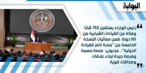 رئيس الوزراء يستقبل 150 شابًا وفتاة من القيادات الشبابية من 80 دولة ضمن فعاليات النسخة الخامسة من "منحة ناصر للقيادة الدولية".. مدبولى: منصة مهمة وفرصة جيدة لبناء علاقات وصداقات قوية