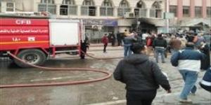 الحماية المدنية تنجح في السيطرة على حريق مصر الجديدة