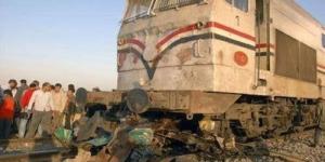 مصرع شخص وإصابة اثنين آخرين صدمهم قطار بالقليوبية