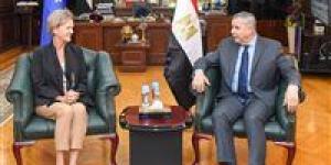 محافظ الإسكندرية يستقبل سفيرة الاتحاد الأوروبي لبحث سبل التعاون المشترك بين الجانبين