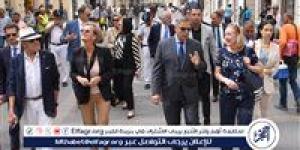 محافظ الإسكندرية وسفيرة الاتحاد الأوروبي في جولة  تفقدية  بشارع النبي دانيال