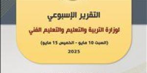 أبرزها الإعلان عن مسابقة للمعلمين.. التعليم تكشف تفاصيل التقرير الأسبوعي للوزارة