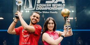 أبطال من ذهب.. مصطفى عسل ونور الشربيني يُهديان مصر إنجازاً عالمياً مزدوجاً