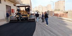 محافظ الجيزة: رصف وتطوير ورفع كفاءة 28 شارعًا بحي الطالبية