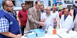 محافظ سوهاج يتفقد محطة مياه الأحايوة المدمجة بمركز أخميم