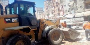 حملة مكبرة على النباشين بشارعي الترعة المردومة وأبو سليمان بالإسكندرية