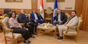 رئيس جامعة بورسعيد يستقبل وفدًا فرنسيًا لبحث أوجه التعاون المشترك