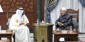 شيخ الأزهر يستقبل ولي عهد الفجيرة