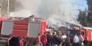 السيطرة على حريق بمخزن كراتين بالكردى فى الدقهلية