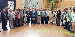 خلال زيارته.. حزب الوعي يهدي برنامجه لمكتبة الإسكندرية