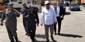 وزير الكهرباء يتفقد ورش صيانة المعدات والتكهين التابعة للشركة القابضة