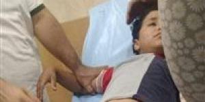 إصابة طفل إثر سقوط من علو على جذع شجرة بقرية المشرك بالفيوم