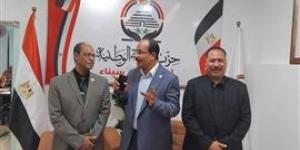 افتتاح مقر حزب الجبهة الوطنية بطور سيناء بحضور قيادات الحزب