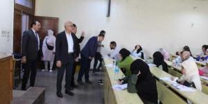 رئيس جامعة عين شمس يتفقد امتحانات الفصل الدراسي الثاني للعام الجامعي 2024-2025