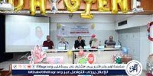 مستشفيات أسيوط الجامعى وصحة المرأة يفتتحان أولى فعاليات احتفالية غسيل الأيدي