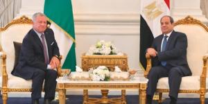السيسي يبعث برقية تهنئة لملك الأردن بمناسبة ذكرى يوم الاستقلال