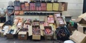 سقوط عاطلين بحوزتهما 1٫5 مليون قطعة ألعاب نارية في الغربية