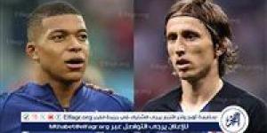 رقم مودريتش معروض على مبابي