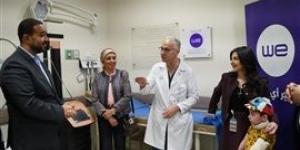 المصرية للاتصالات WE تتبرع لمرضى الحروق بأحدث جهاز ليزر في مستشفى أهل مصر