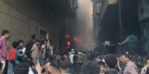 إصابة 5 أشخاص في حريق مصنع بشبرا الخيمة