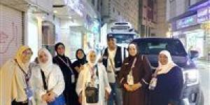 حجاج وزارة الداخلية من بورسعيد يشيدون بالخدمات ويستعدون لوقفة عرفات