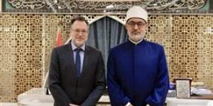 مفتي الجمهورية يستقبل السفير الكندي الجديد لدى القاهرة