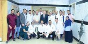 رئيس جامعة سوهاج يترأس لجان الامتحانات الشفهية للدراسات العليا في الجراحة