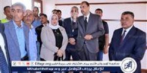 محافظ سوهاج يتفقد المدرسة المصرية اليابانية ويفتتح حديقة الزهور بجهينة
