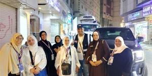 حجاج وزارة الداخلية من بورسعيد يشيدون بالخدمات ويستعدون لوقفة عرفات
