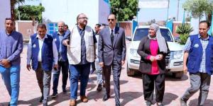 محافظ سوهاج يتفقد محطة مياه جزيرة شندويل بمركز سوهاج .. ومحطة رفع صرف صحى 1 بالمراغة