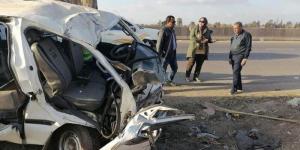 مصرع وإصابة 6 أشخاص في حادث طريق الواحات الصحراوي