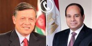 الرئيس السيسي يتلقى اتصالا من عاهل الأردن للتهنئة بمناسبة عيد الأضحى المبارك