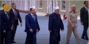 الرئيس السيسي يصل مسجد مصر الكبير بالعاصمة الإدارية لأداء صلاة عيد الأضحى