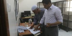 وكيل صحة الأقصر يتابع أعمال الحجر الصحى بالمطار و مكتب صحة البياضيه