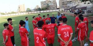 فريق كرة القدم بالمنيا يبدأ الإعداد للموسم الجديد