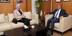 الرئيس التنفيذي لوكالة الفضاء يستقبل رئيس معهد بحوث الإلكترونيات