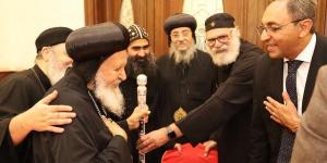 بحضور المحافظ.. حفل استقبال الأسقف العام الجديد لإيبارشية قنا | صور