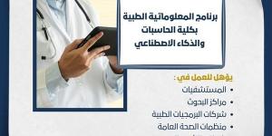 تنسيق الجامعات.. كل ما تريد معرفته عن برنامج المعلوماتية الطبية بجامعة حلوان
