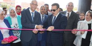 محافظ المنوفية ورئيس الجامعة يفتتحان المعهد الفنى للتمريض الجديد بمنشأة سلطان
