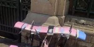 صورة الطائرة درون التي سقطت أمام جامعة القاهرة