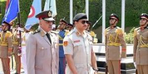 الفريق أحمد خليفة رئيس أركان حرب القوات المسلحة يلتقى رئيس أركان القوات البرية بالجيش الليبى